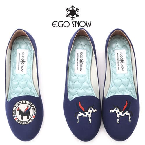 Flat shoes_Navy